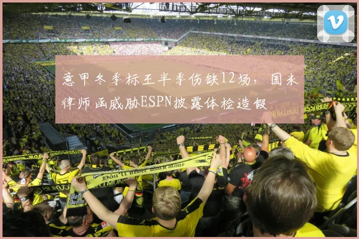 意甲冬季标王半季伤缺12场,国米律师函威胁ESPN披露体检造假